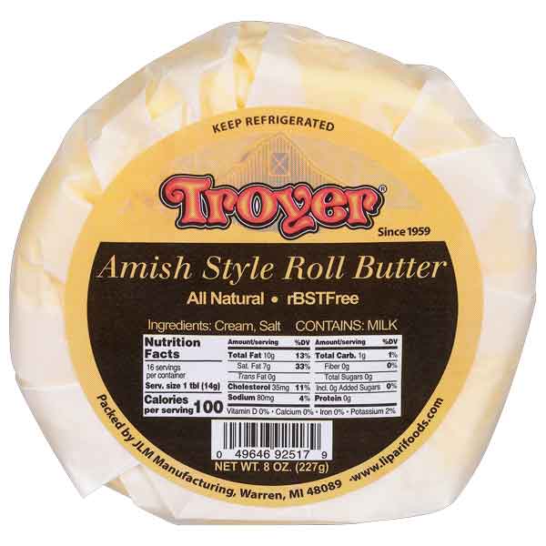 Amish Roll Butter Salted 8oz