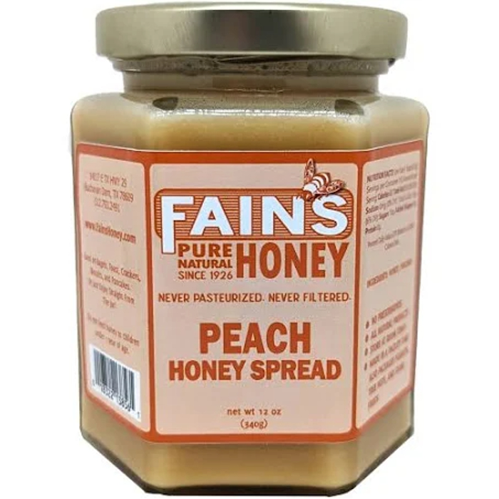 Peach Honey Spread 12oz