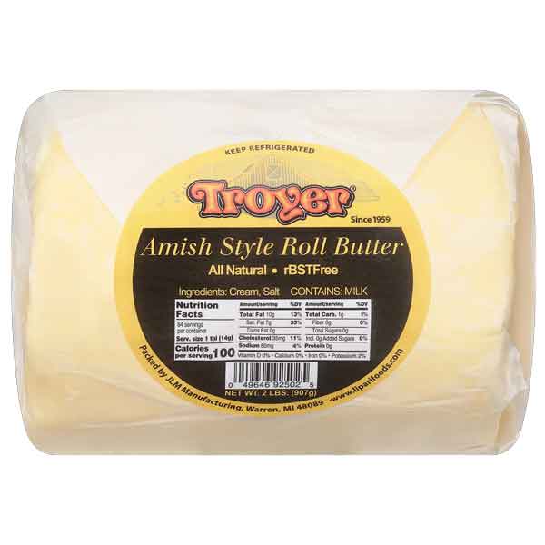Amish Roll Butter Salted 2lb