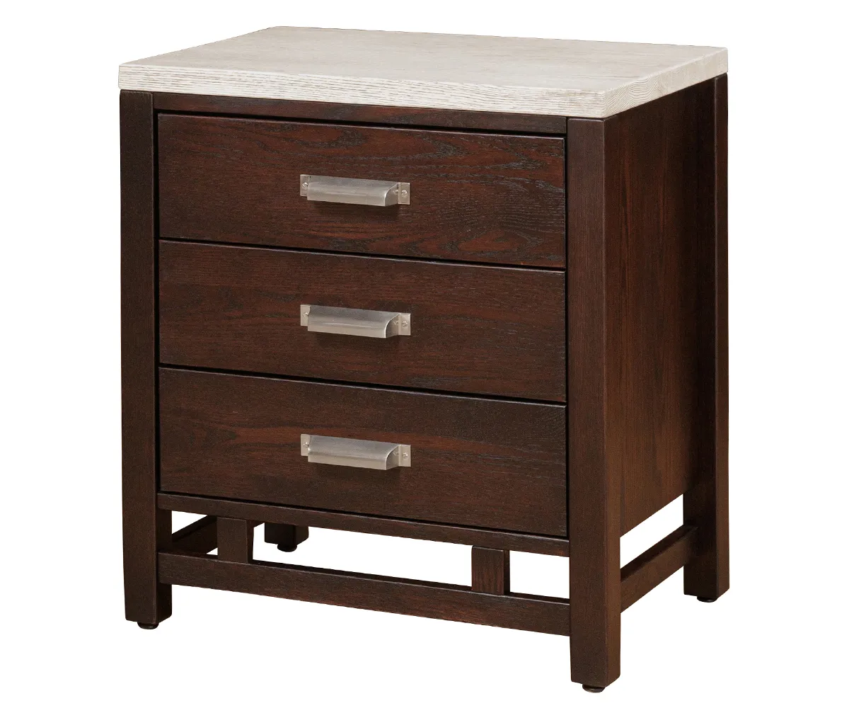 Rexford 3 Drawer Night Stand