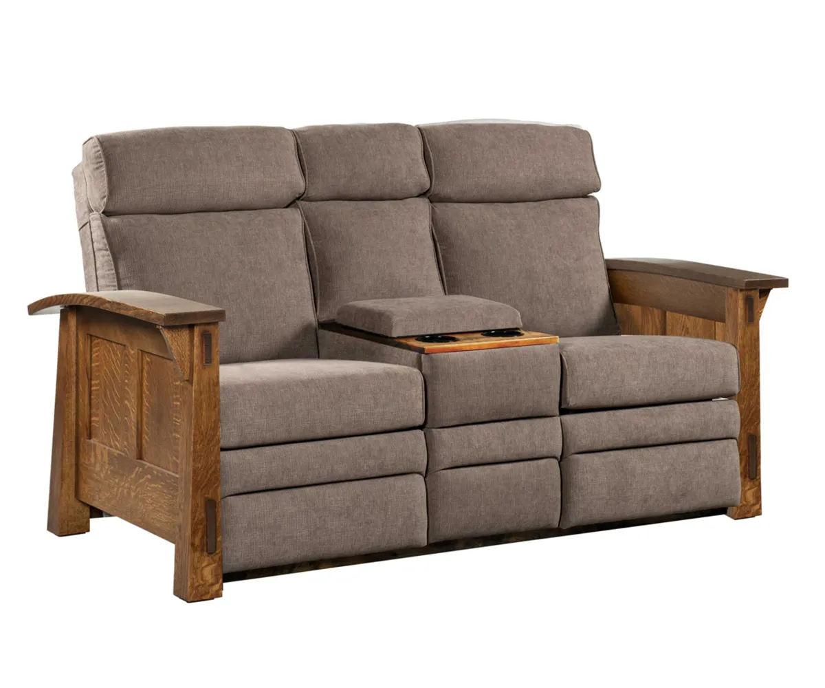 Olde Shaker Center Console Love Seat