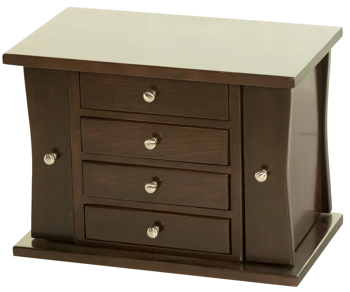 Caledonia Jewelry Chest - 4 Drawer