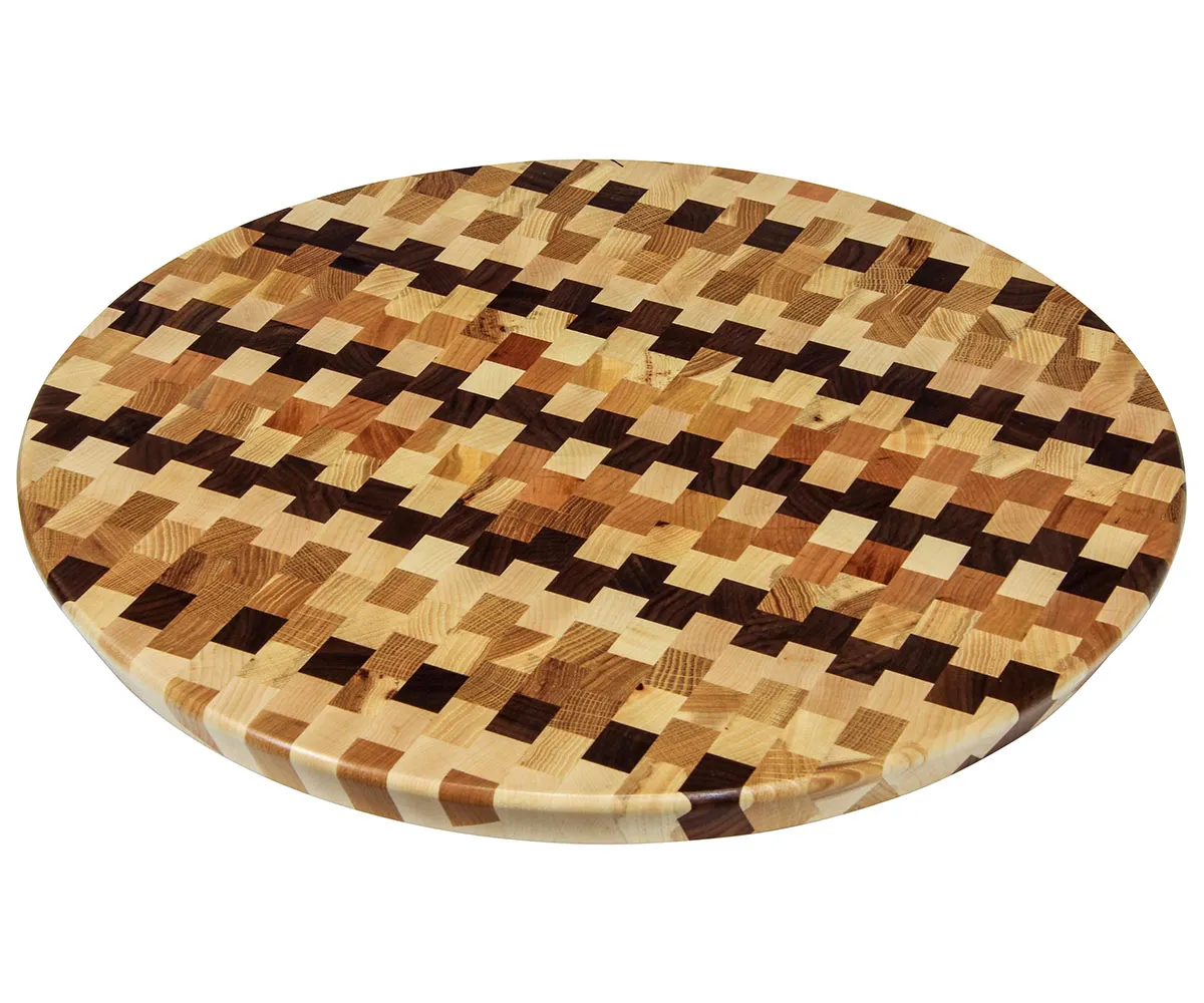 Lazy Susan - End Grain, 19"