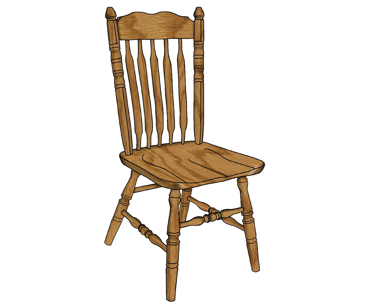 Bent Cattail Chair