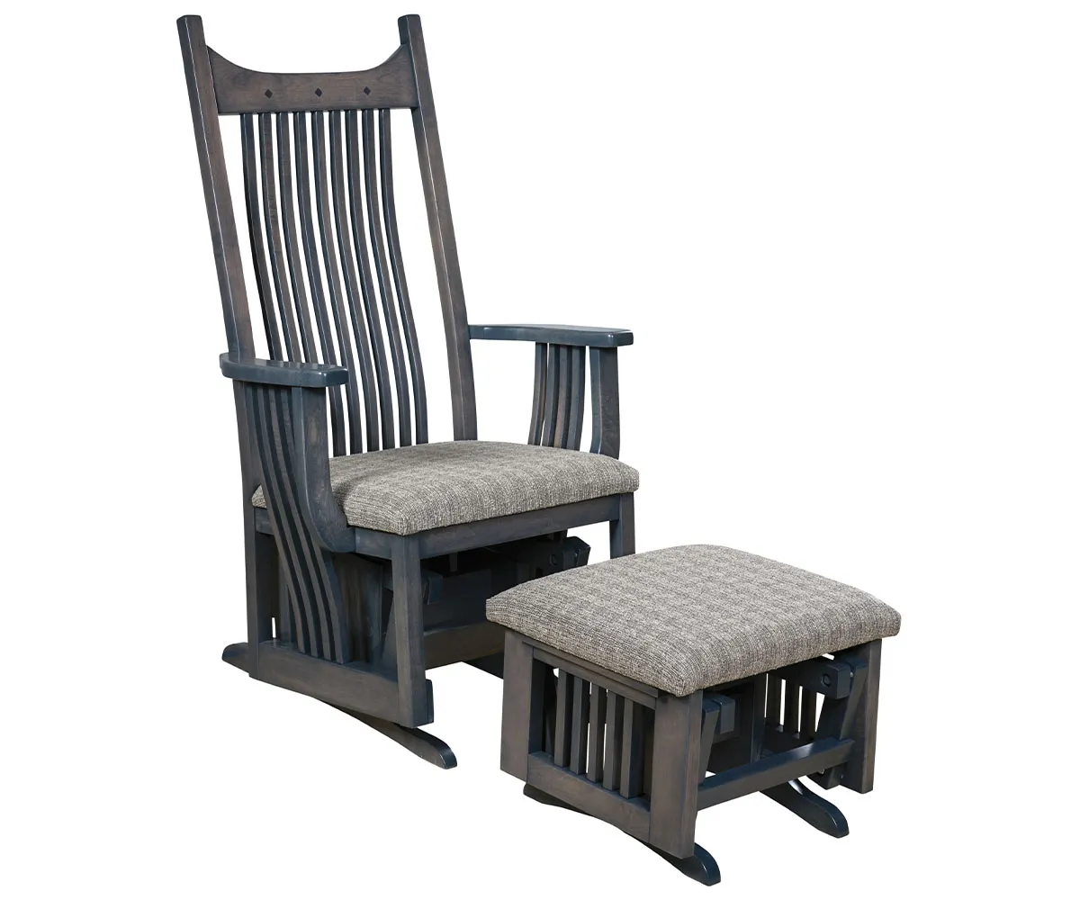 Royal Mission Regular Glider and Ottoman
