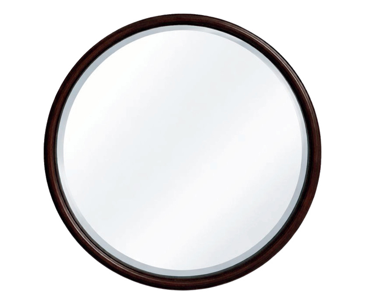 Intersection Round Beveled Mirror