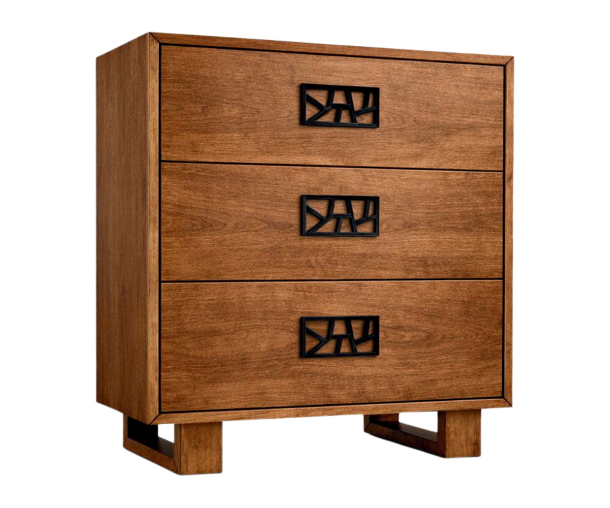 Metropolitan 3 Drawer Nightstand