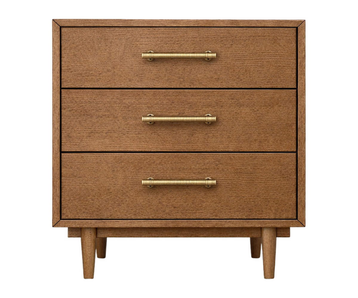 Midtown 3 Drawer Nightstand - 26"W