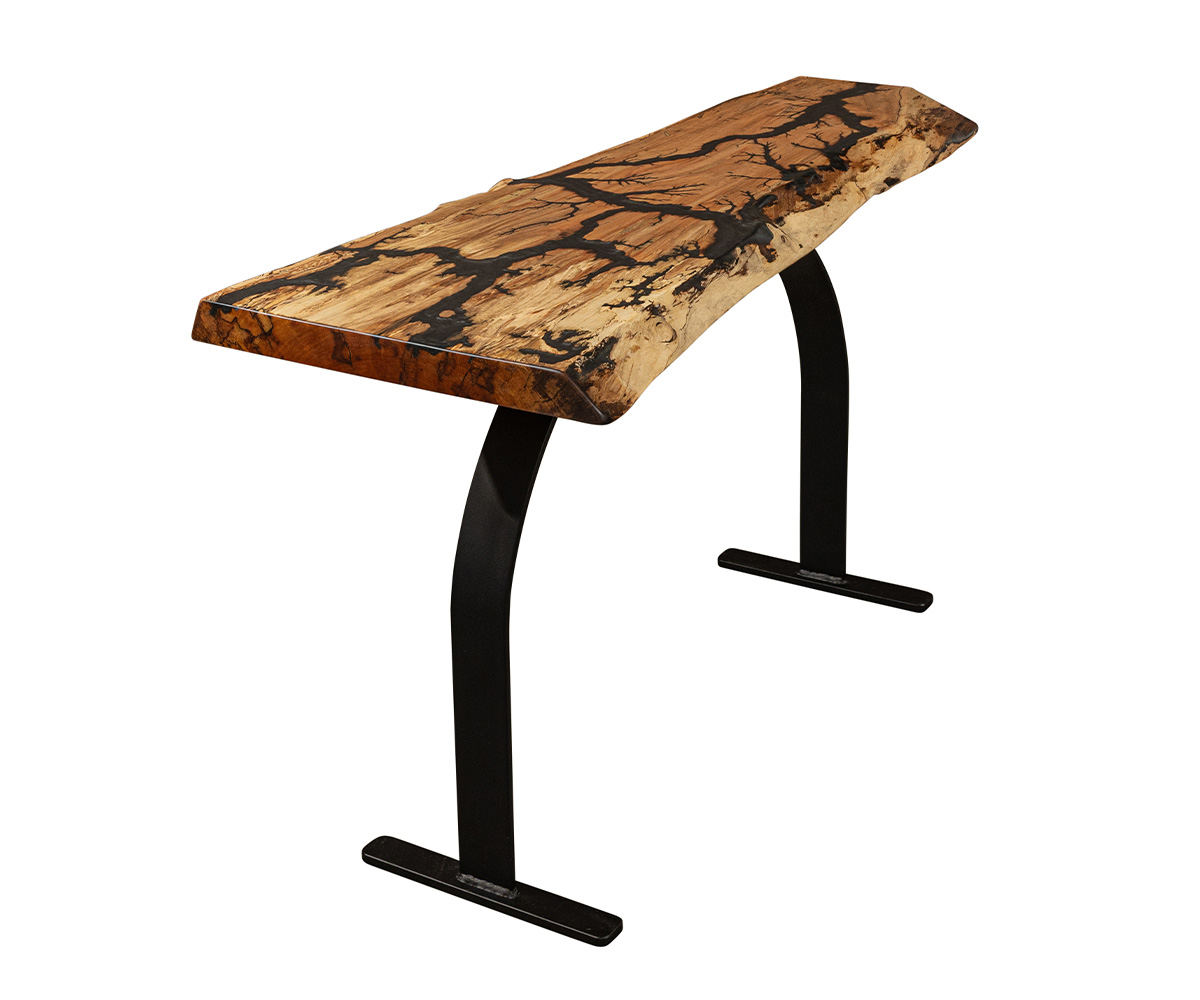 Black Lightening Sofa Table