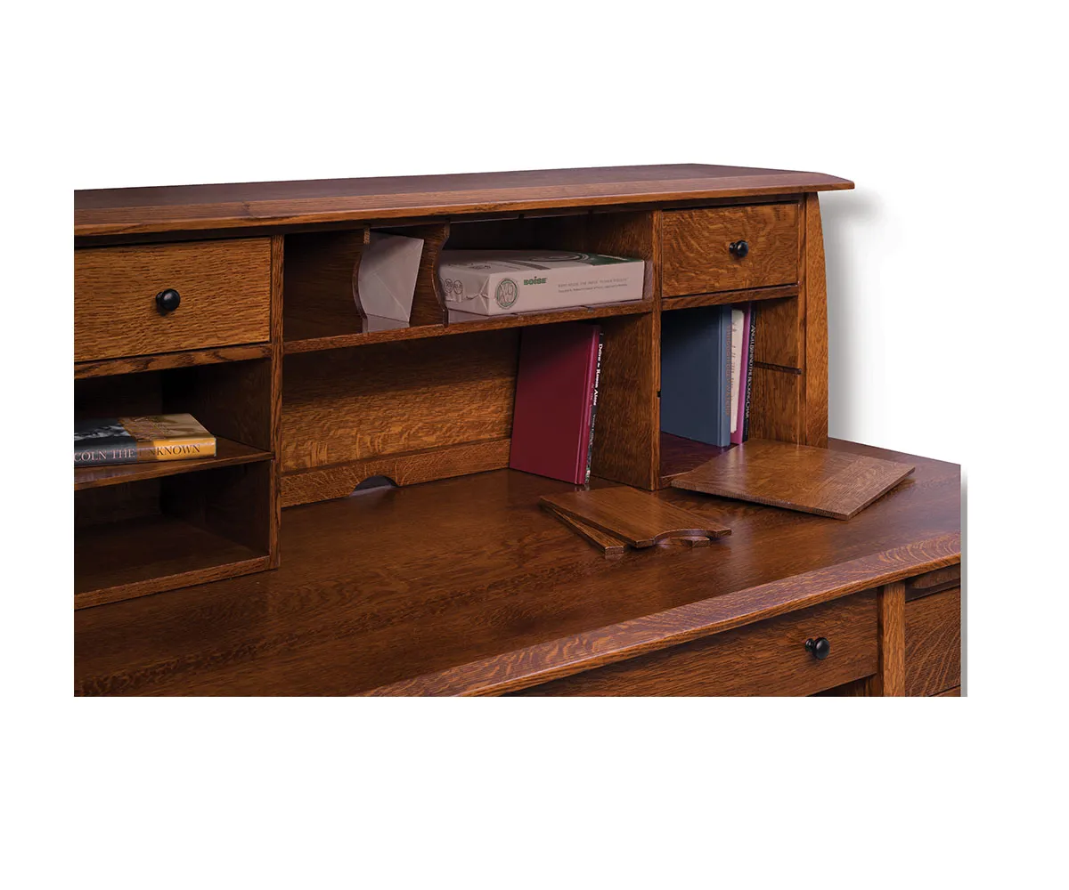Boulder Creek Double Pedestal Desk - Image 2