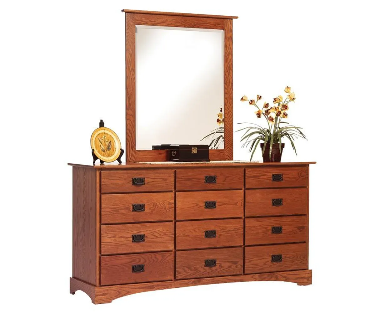 Old English Mission 72" Dresser