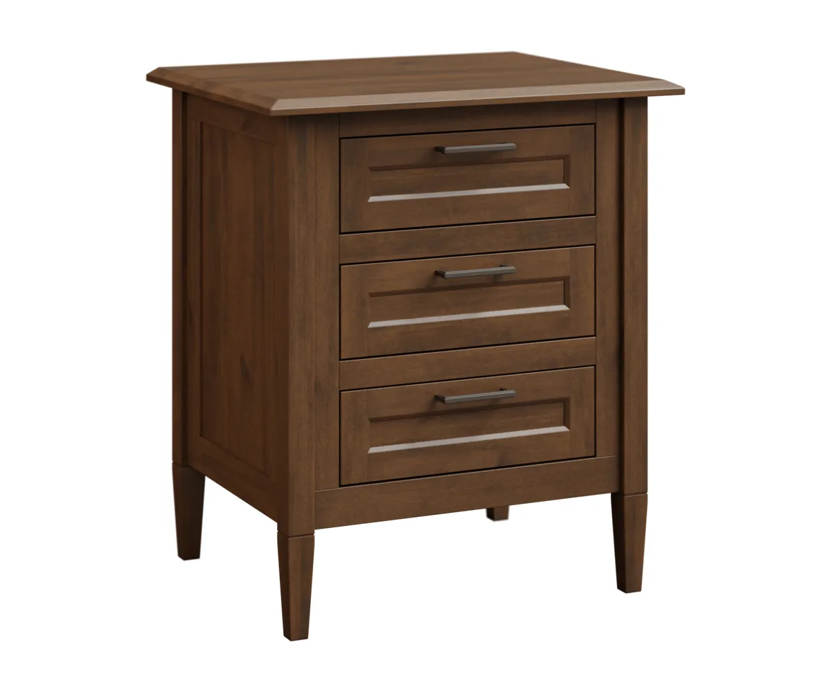 Willow 3 Drawer Nightstand