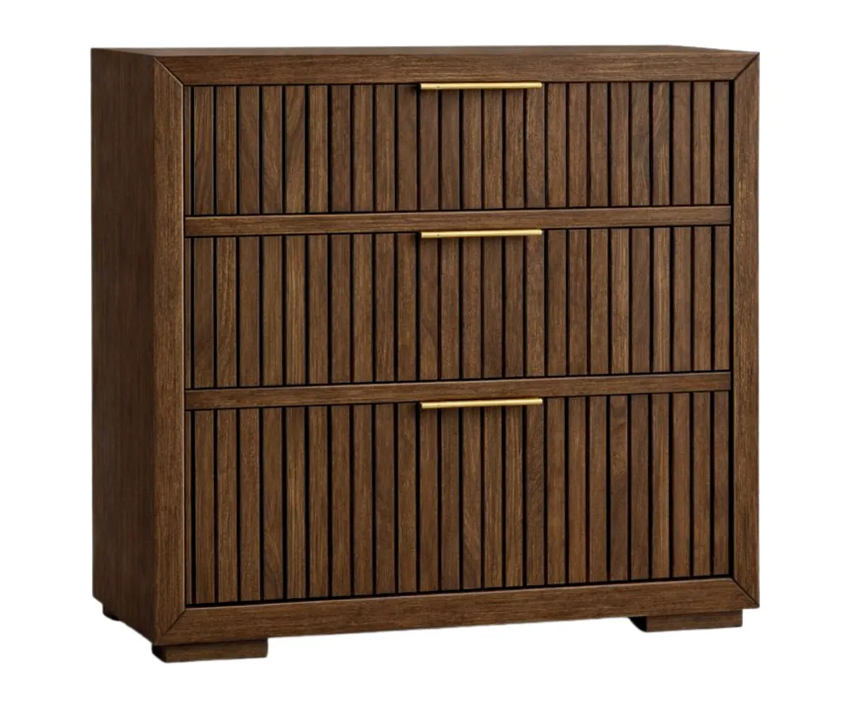 Cosmopolitan Loft 3 Drawer Nightstand